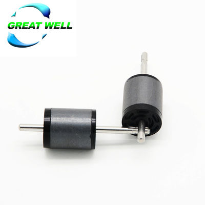 Kalite Şaftlı 19X20 Enjeksiyon Kalıplı Ferrit Ndfeb Küçük Silindir Mıknatıslar Rotor Fabrika